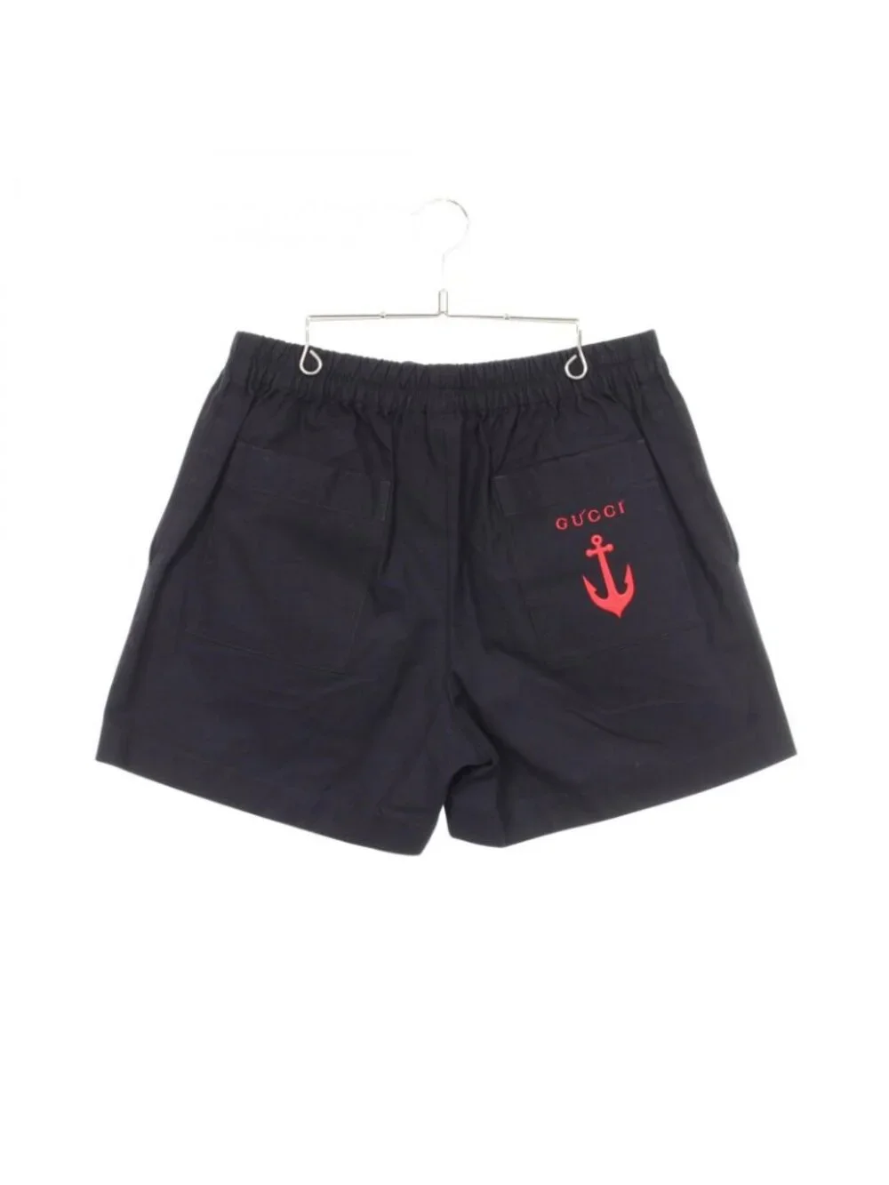 Gucci Pants Logo Embroidery Short Cotton